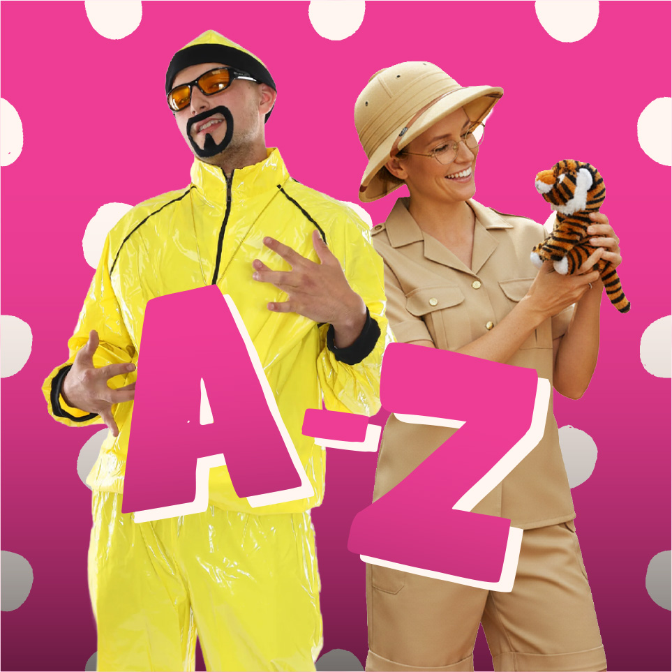 Costumes Beginning with... I Love Fancy Dress — free download